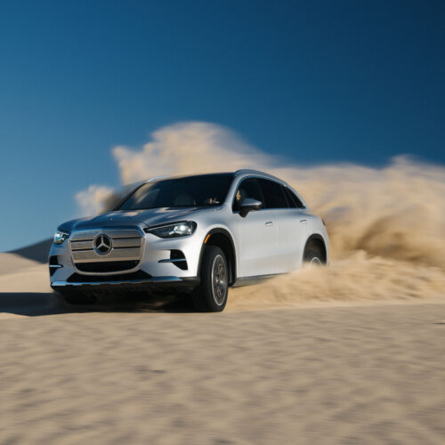 Dune driving with Mercedes-Benz as it tests off-road systems
