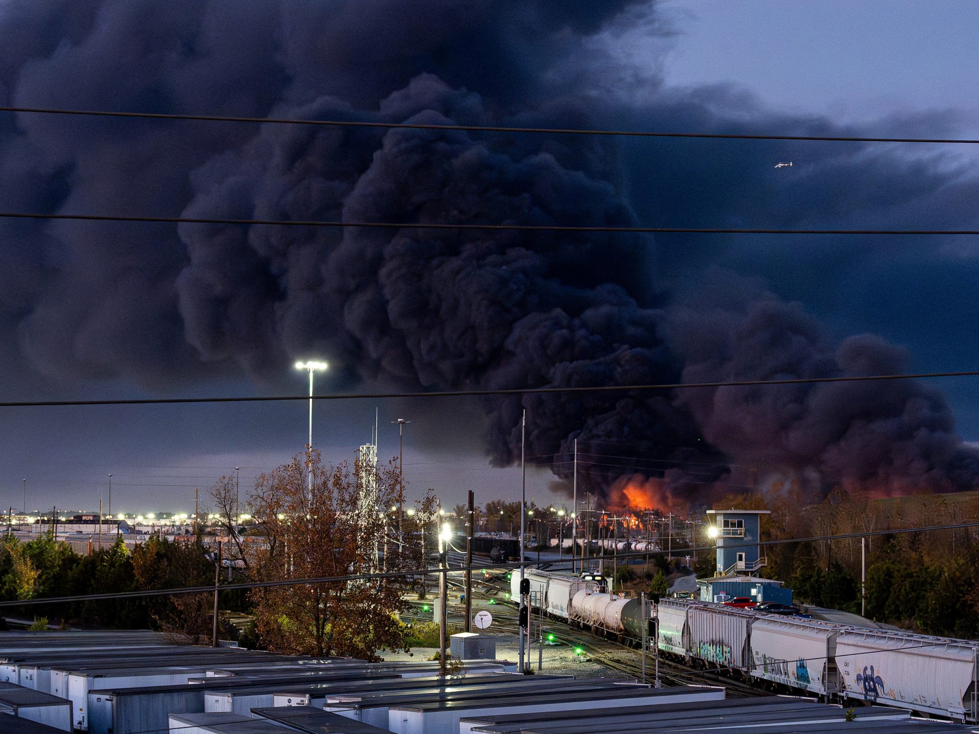 At least three killed in UPS cargo plane crash at Louisville airport in US