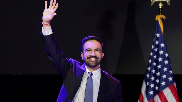 Zohran Mamdani, a self-described democratic socialist, elected mayor of New York City