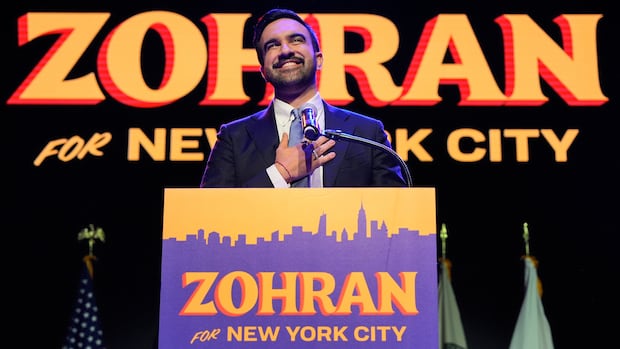 New York City’s new mayor, Zohran Mamdani, calls out Trump in victory speech