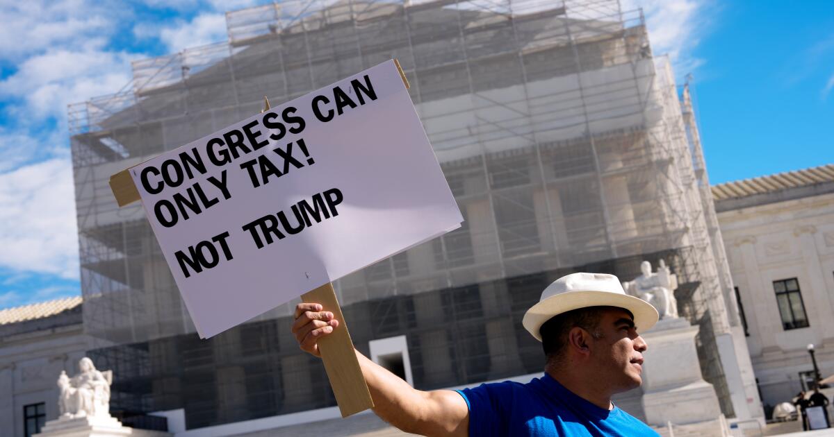 Supreme Court justices sound skeptical of Trump’s tariffs