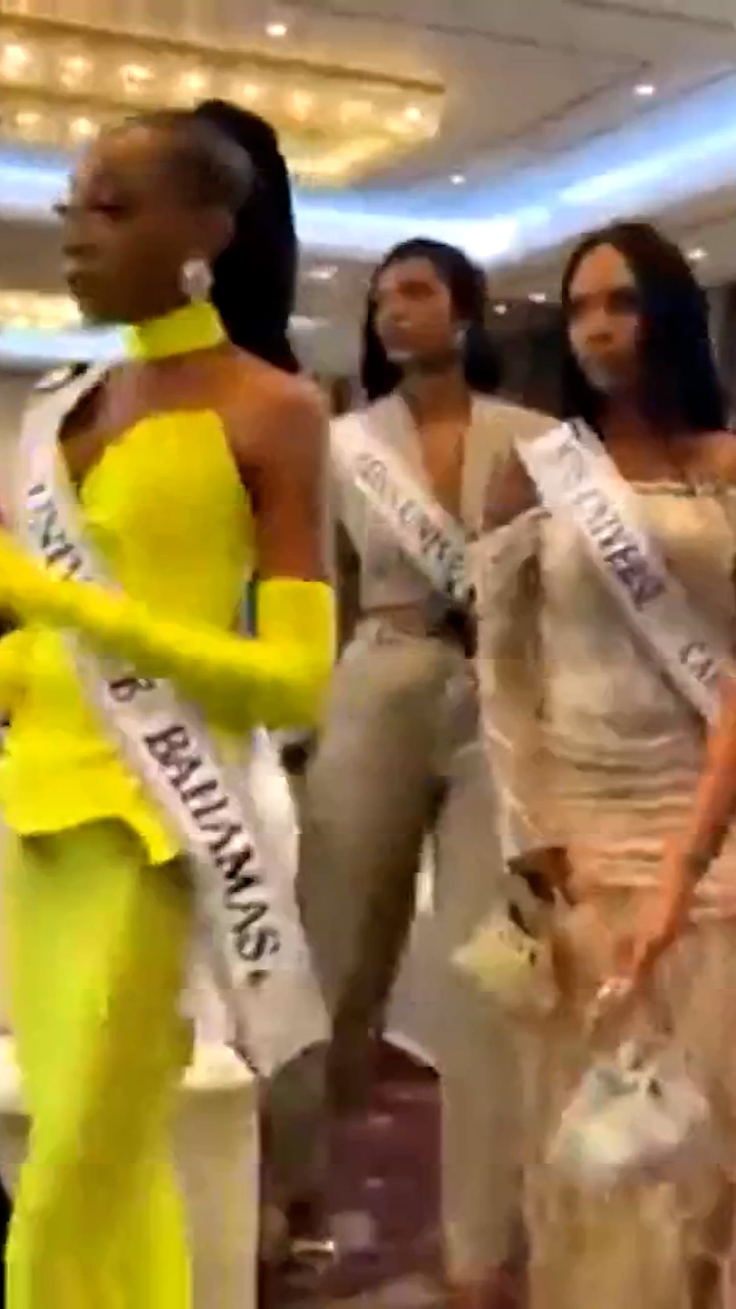Miss Universe contestants walk out of event in protest
