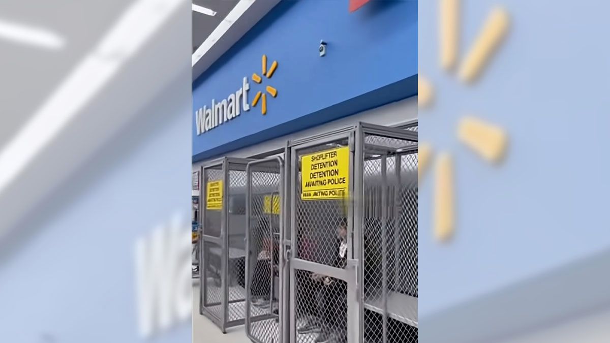 Does this video show Walmart ‘shoplifter detention’ cells?