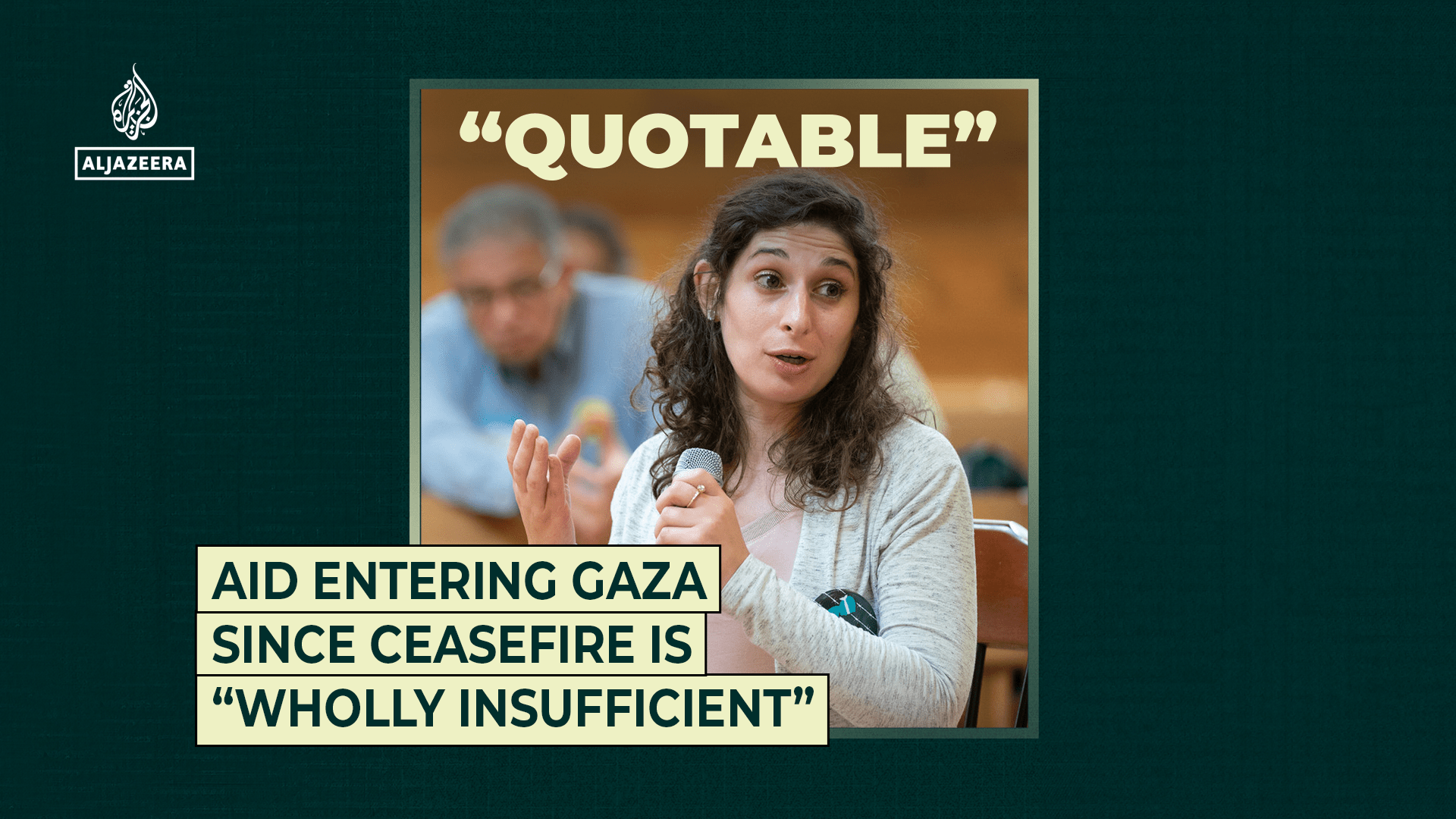 Aid entering Gaza since ceasefire is “wholly insufficient”