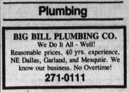 Big Bill Plumbing