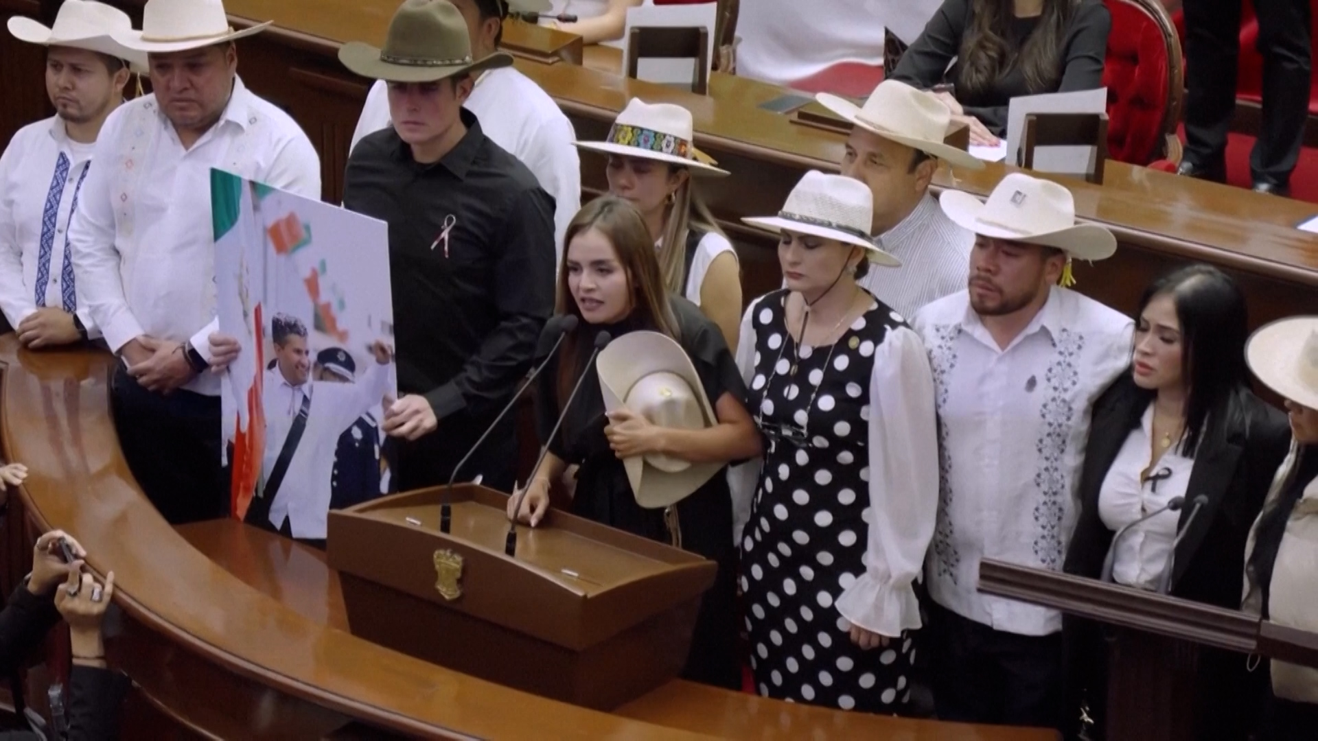 Video: Wife of murdered Mexican mayor takes his role in office
