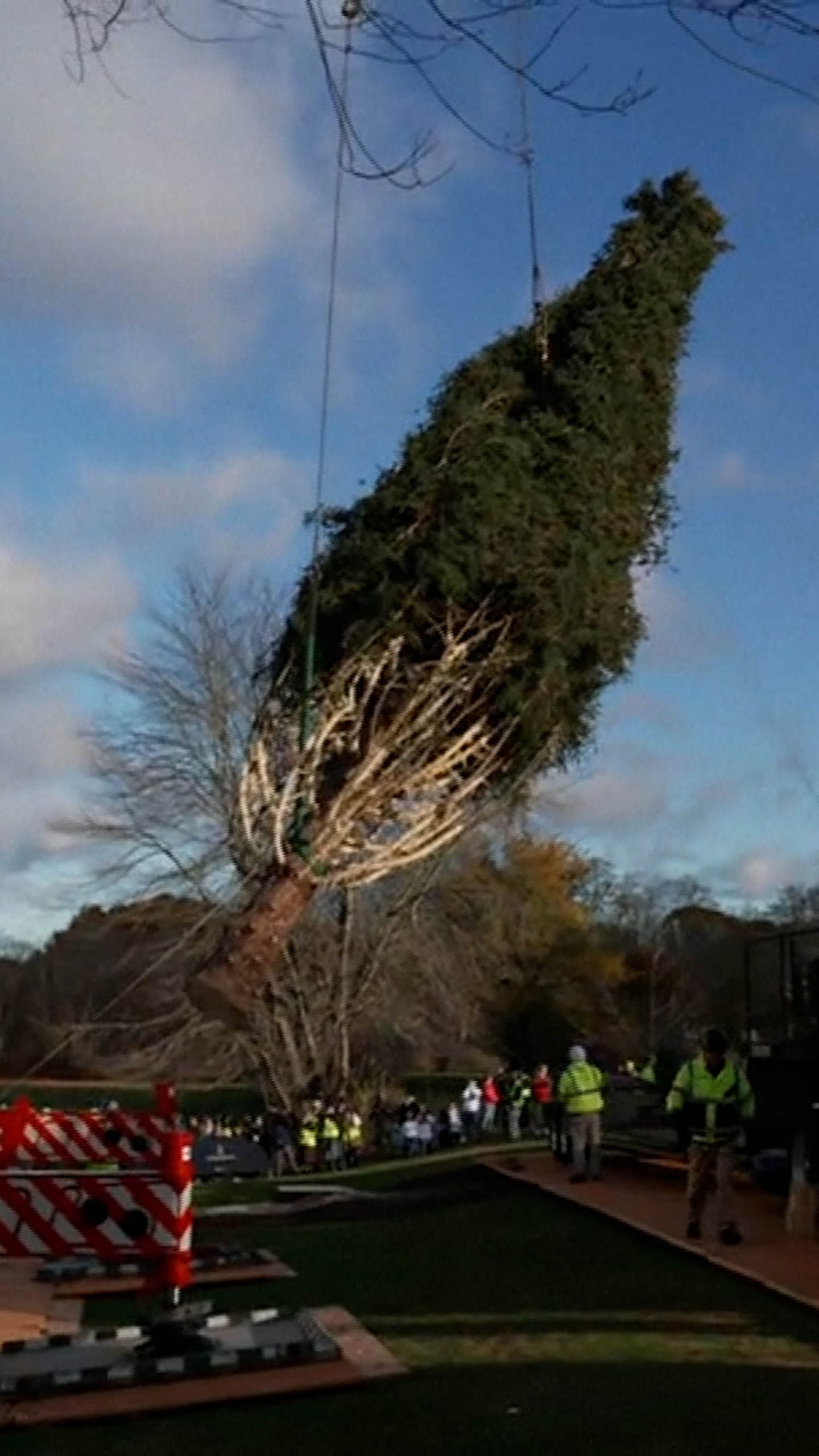 Rockefeller Center Christmas tree heads to NYC