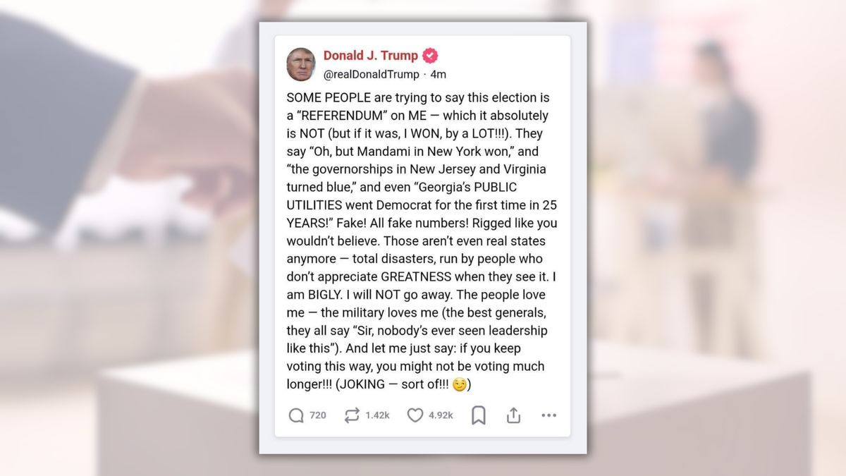 Fake Trump post threatening voting rights spreads online