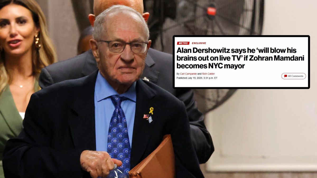 Alan Dershowitz denies saying he’d ‘blow his brains out’ if Mamdani became NYC mayor
