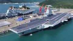 China launches new aircraft carrier in naval race with the US