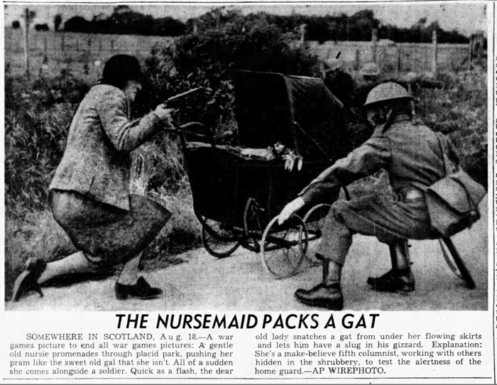 The Nursemaid Packs a Gat