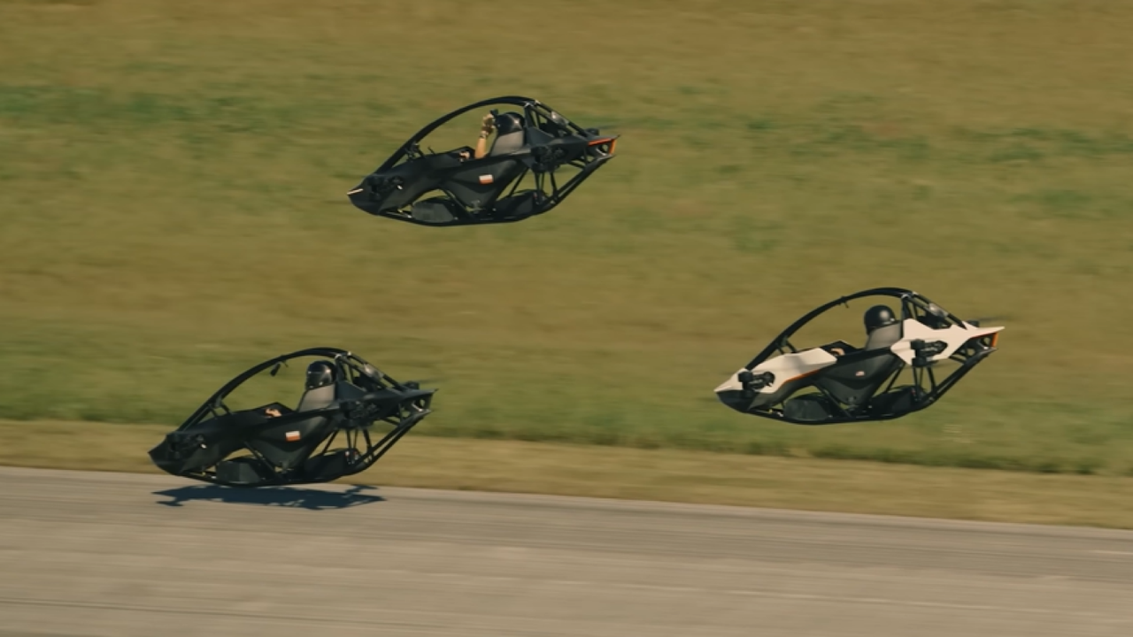 Watch four flying cars go toe-to-toe in new ‘Formula One of the skies’