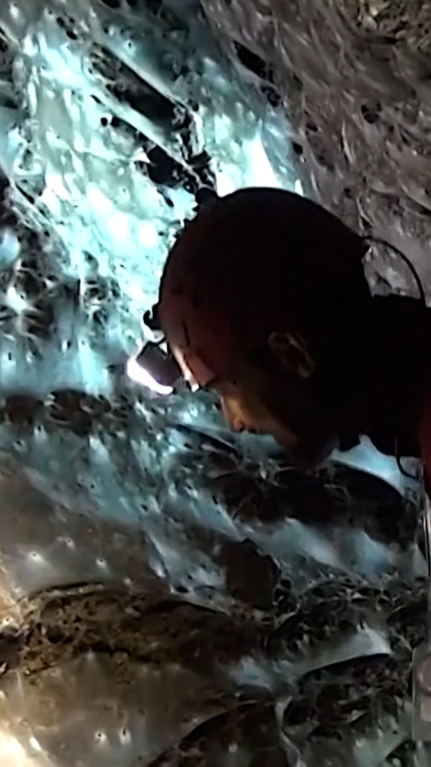 Researchers find massive spider web in cave