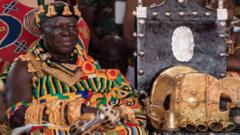 Ghana’s Asante king welcomes return of artefacts from the UK and South Africa