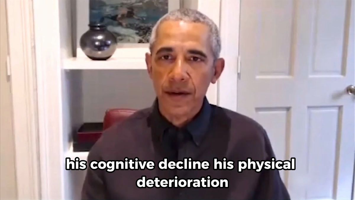 Watch out for video claiming Obama said Trump is ‘dying’