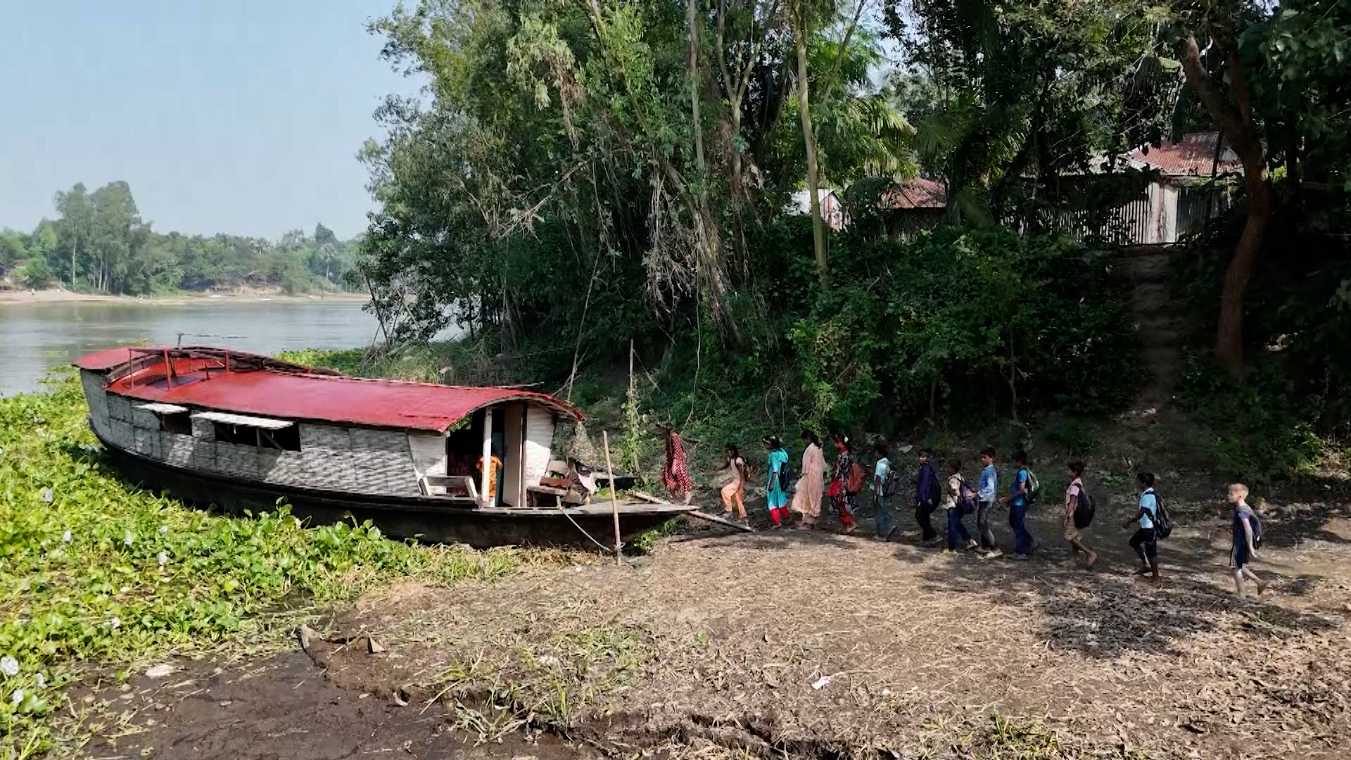 Learning afloat: How Bangladesh’s children go to school by boat