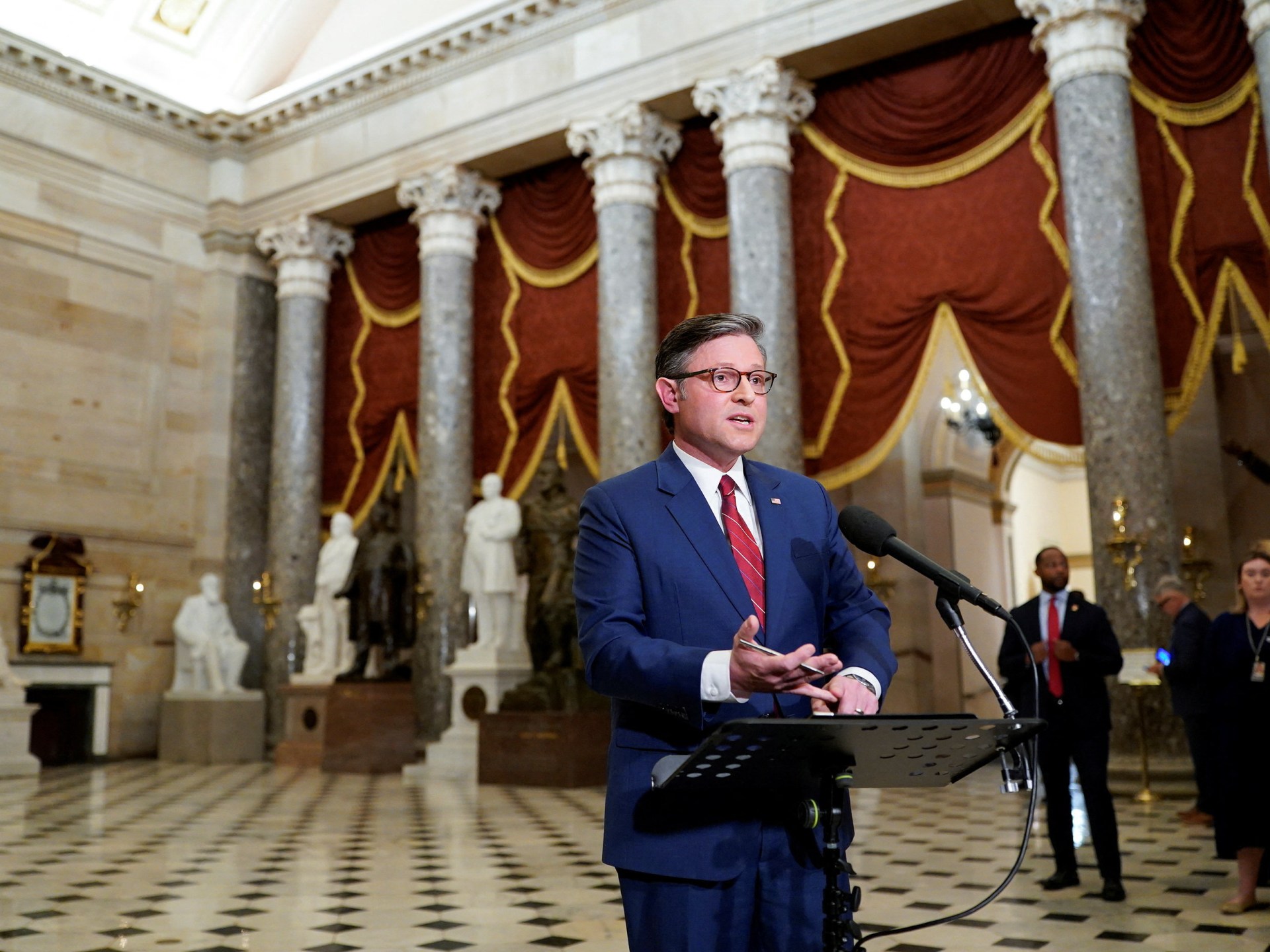 US House to vote on full release of Epstein files next week, Johnson says