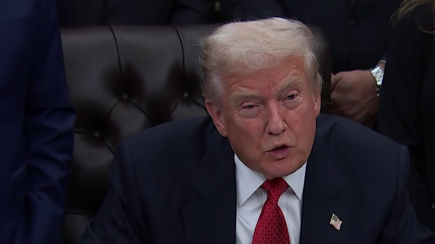 Trump blames Democrats after end of government shutdown