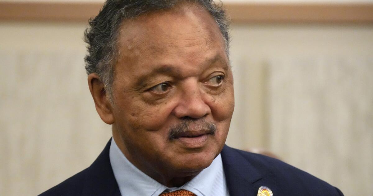 The Rev. Jesse Jackson, powerful voice for Black equality, is hospitalized