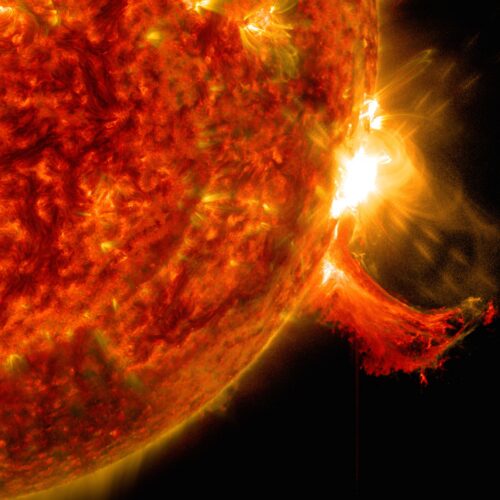 An explosion 92 million miles away just grounded Jeff Bezos’ New Glenn rocket