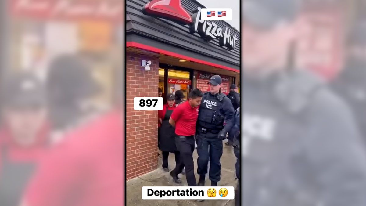 Video claiming to show ICE agents deported Pizza Hut employees isn’t what it seems
