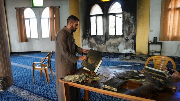 Israeli settlers torch West Bank mosque, scrawl hateful messages