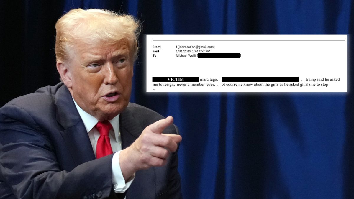 House Oversight Committee released Epstein email alleging Trump ‘knew about the girls’