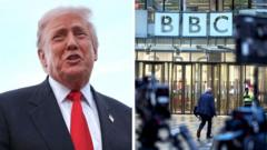 BBC apologises to Trump over Panorama edit but refuses to pay compensation