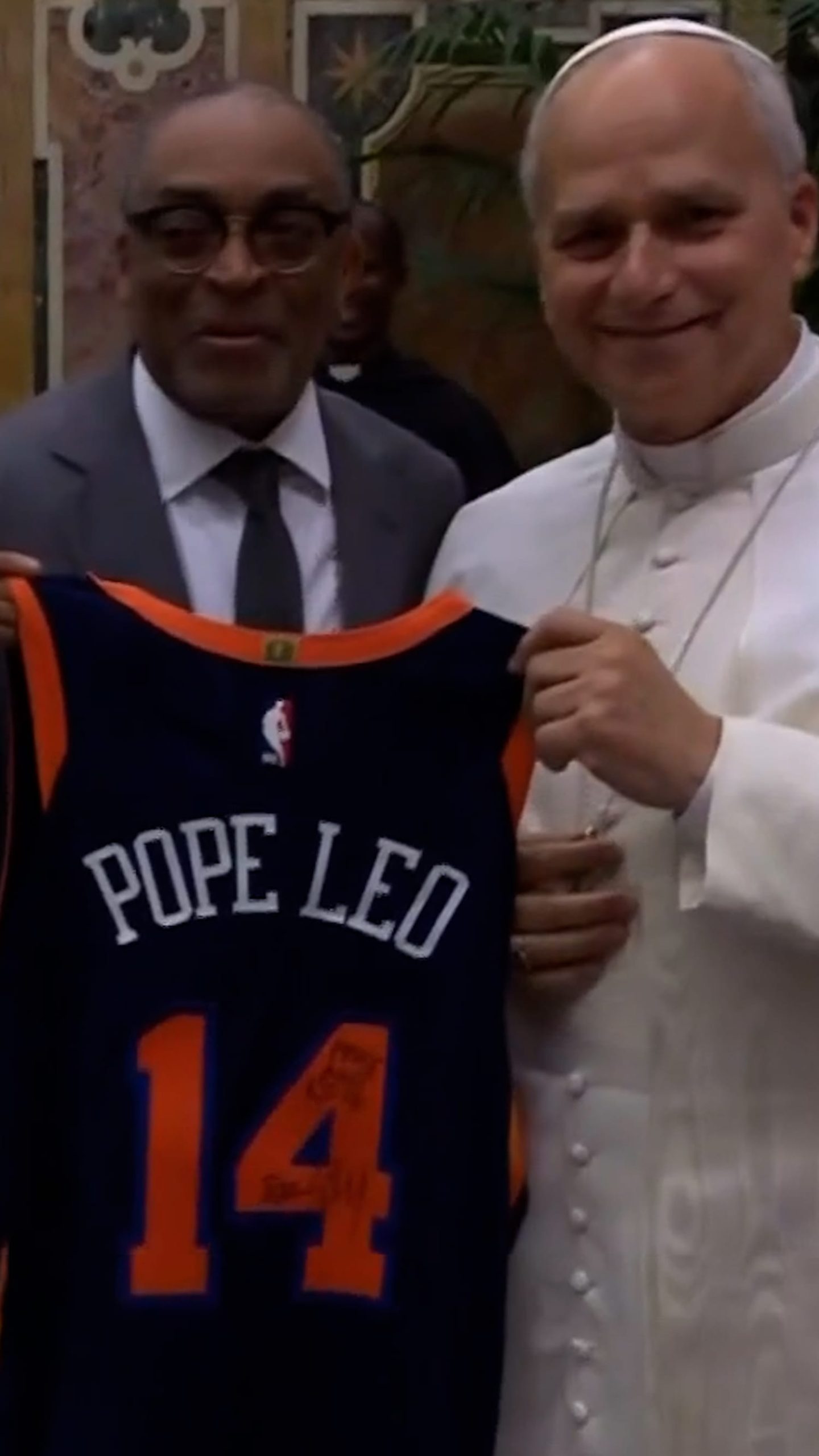 Actors and filmmakers meet with the pope at the Vatican