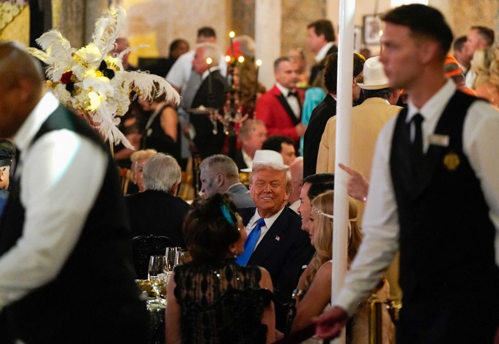 Trump raises afterlife topic while crashing a wedding: ‘Going to get me to heaven’