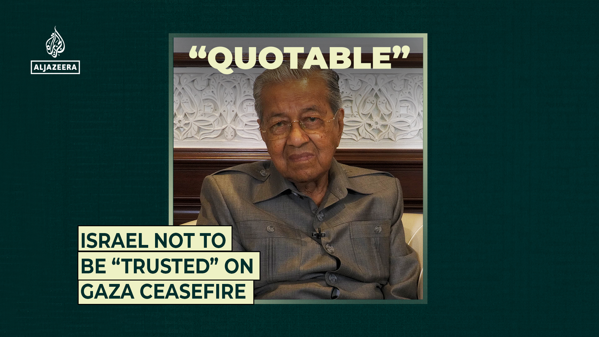 Israel not to be “trusted” on Gaza ceasefire