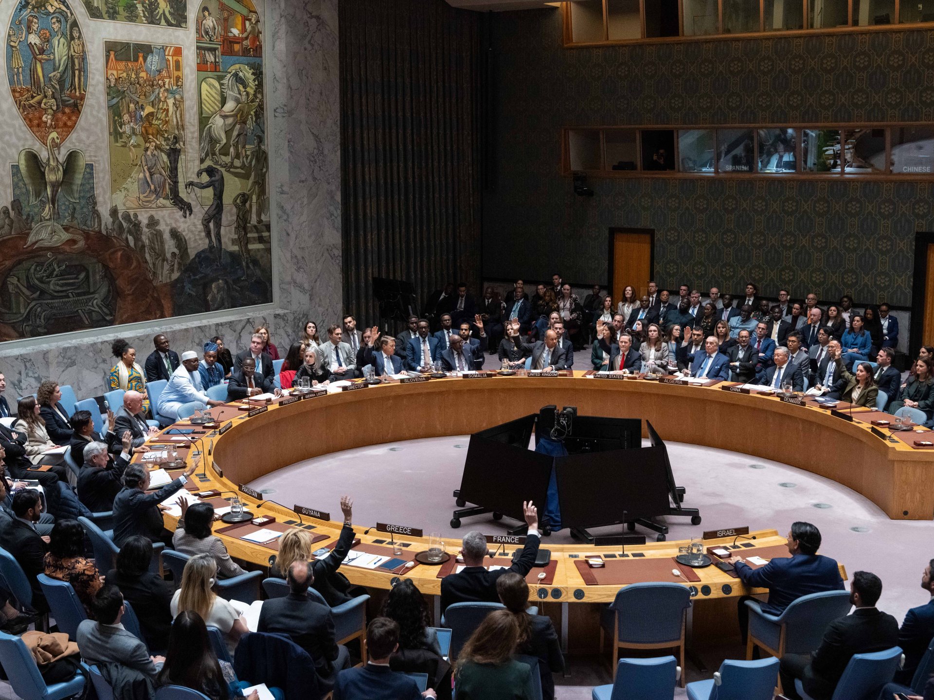 UN Security Council passes US resolution backing international Gaza force