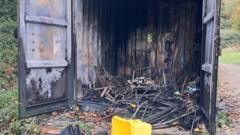 Fishing group ‘devastated’ after container fire