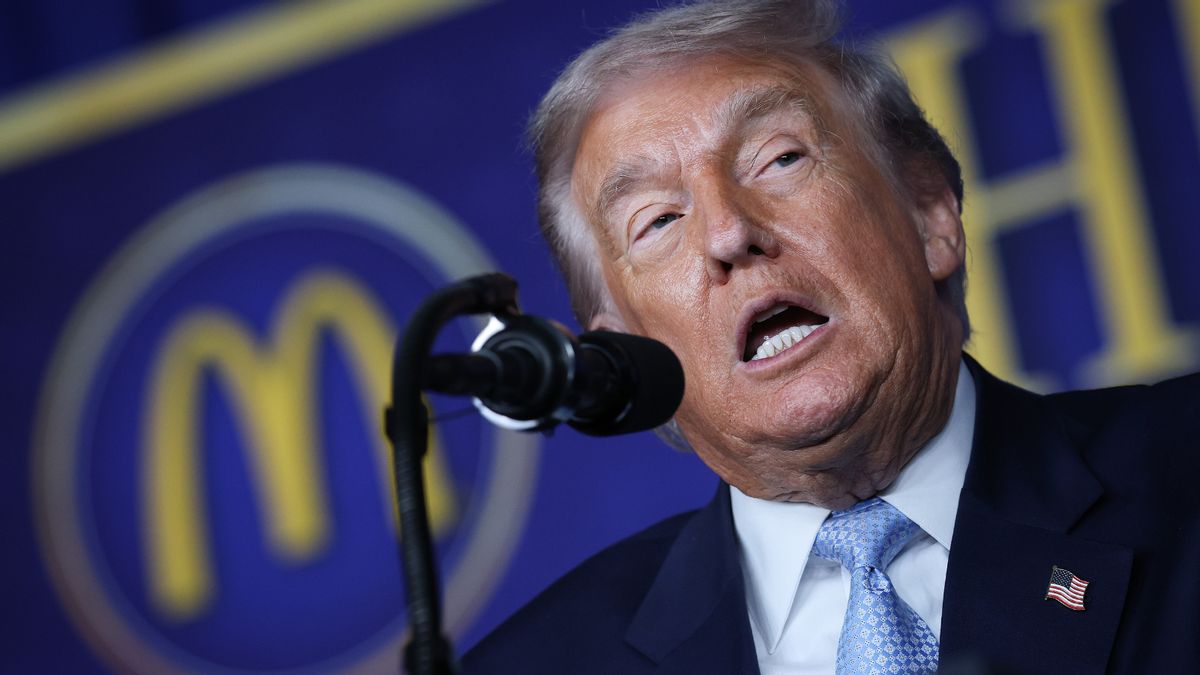 Trump quote about bathrooms and water pressure during McDonald’s speech is authentic
