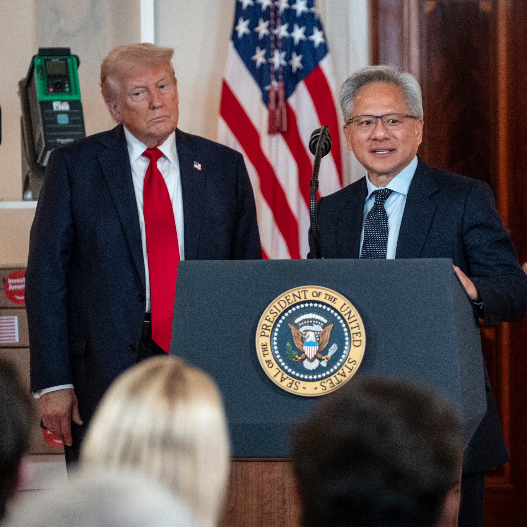 How Trump and Nvidia’s C.E.O. Became Partners on the International Stage