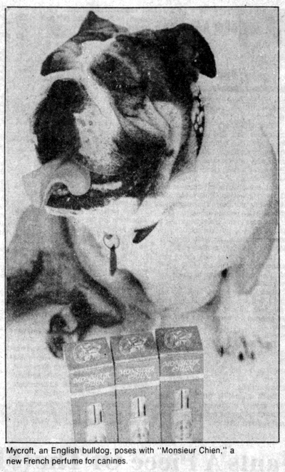 Monsieur Chien, perfume for dogs