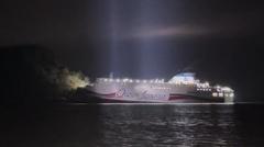 Ferry carrying 267 people runs aground in South Korea