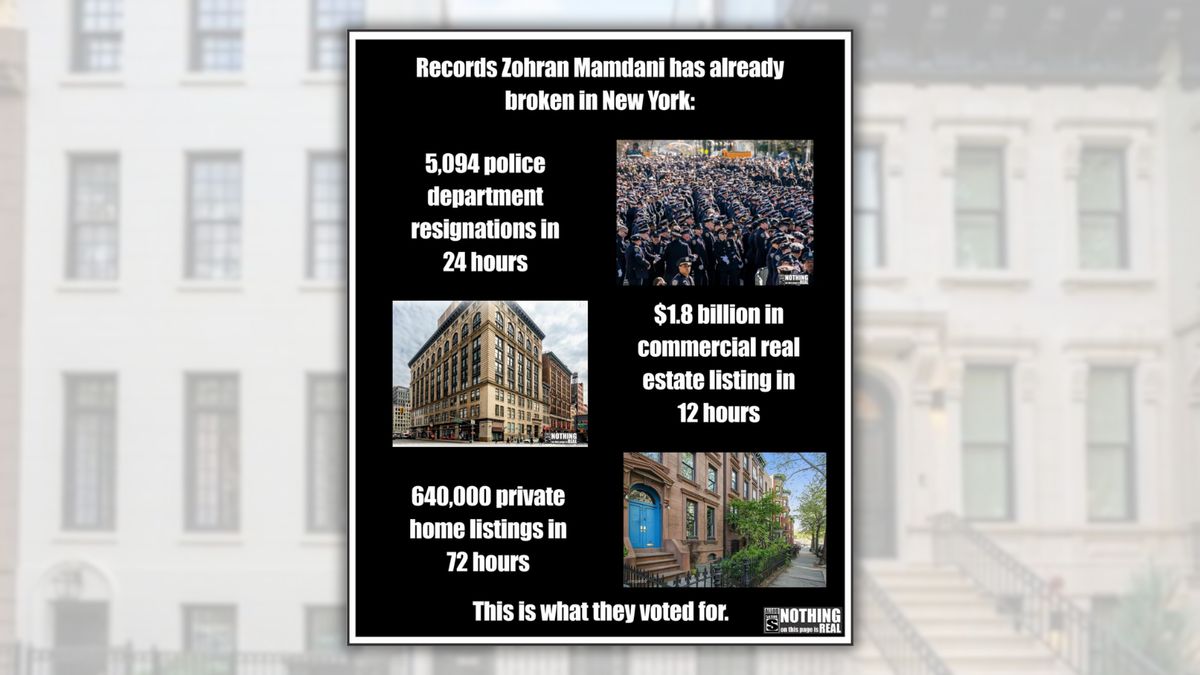 Did NYC break world record for real estate listings after Mamdani’s win?