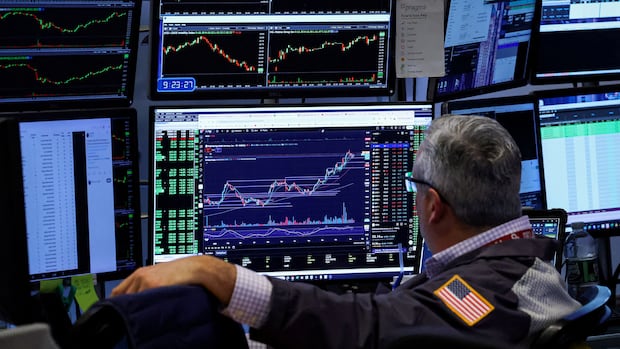 U.S. stock market sees unsettled day of trading ahead of Nvidia earnings report