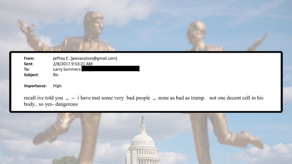 Epstein email said Trump was a bad person: ‘Not one decent cell in his body’