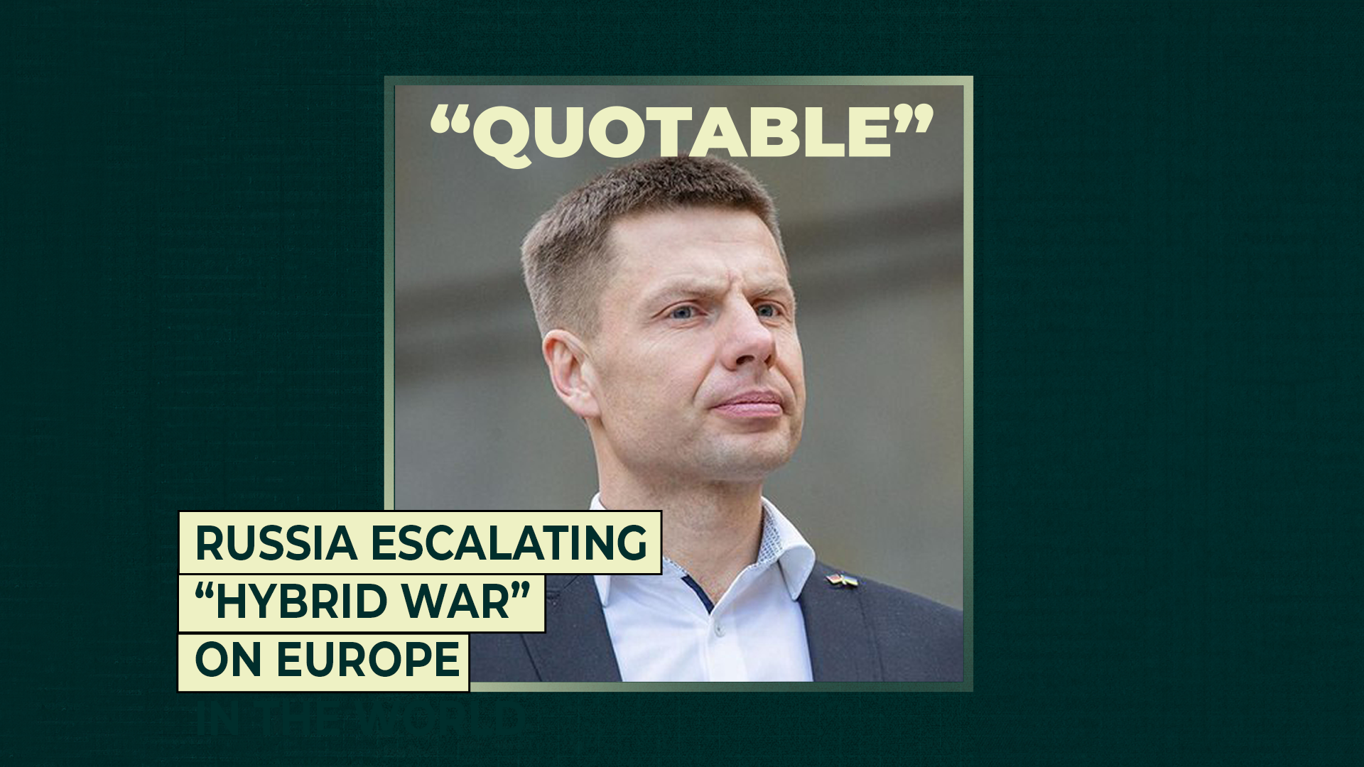 Russia escalating “hybrid war” on Europe