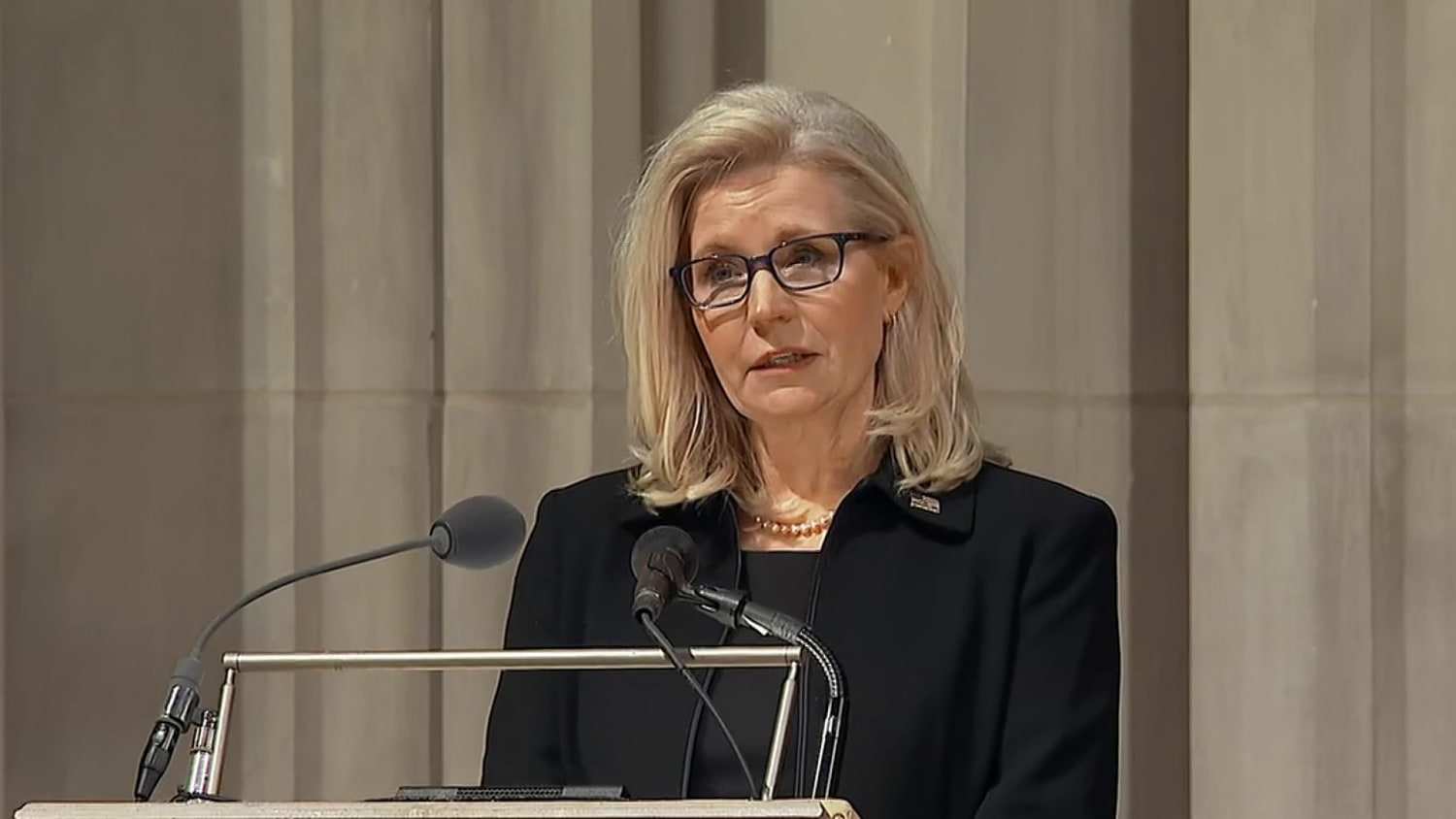 ‘A giant to the end’: Liz Cheney remembers her father’s legacy at his funeral