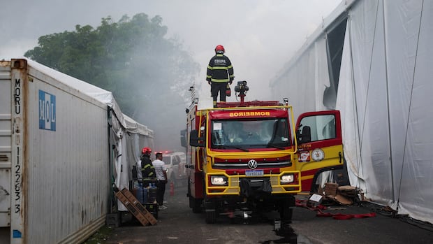 Fire disrupts UN climate talks