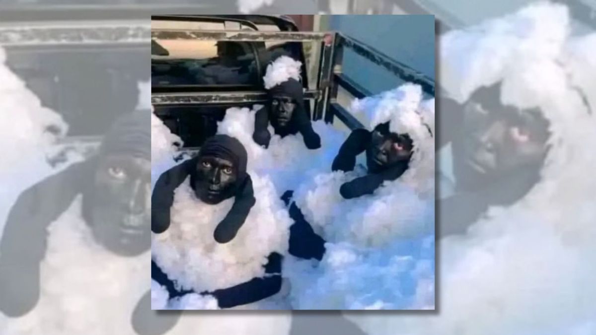 No, photo doesn’t show Algerian migrants in sheep costumes arrested while trying to sneak into Spain