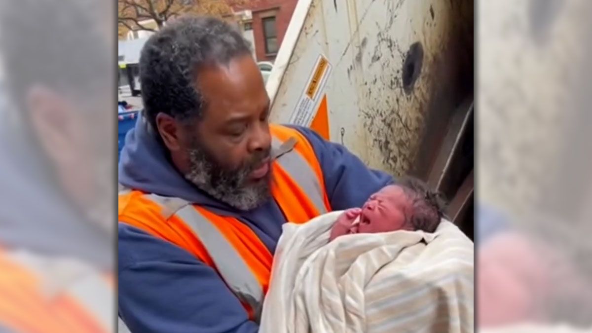 Video of Samuel the sanitation worker saving baby from garbage truck is AI. Here’s how we know