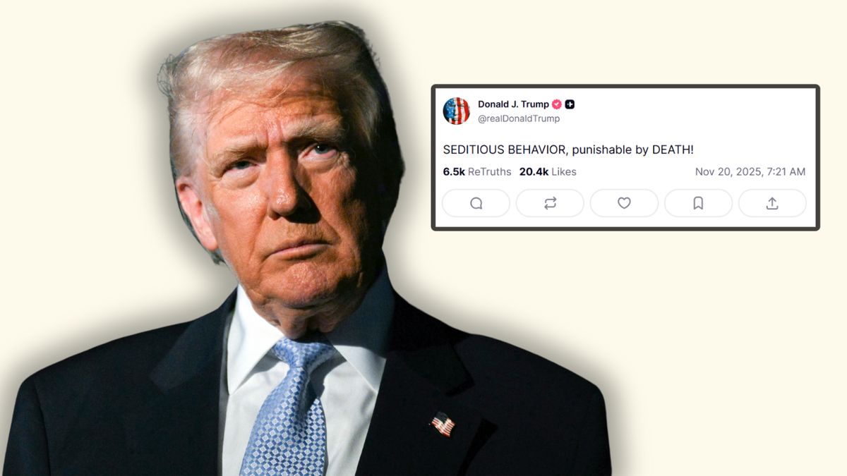 Trump accused some Democrats of ‘seditious behavior, punishable by death’ in post