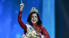 Mexico’s Fatima Bosch, who walked out on organisers, crowned Miss Universe