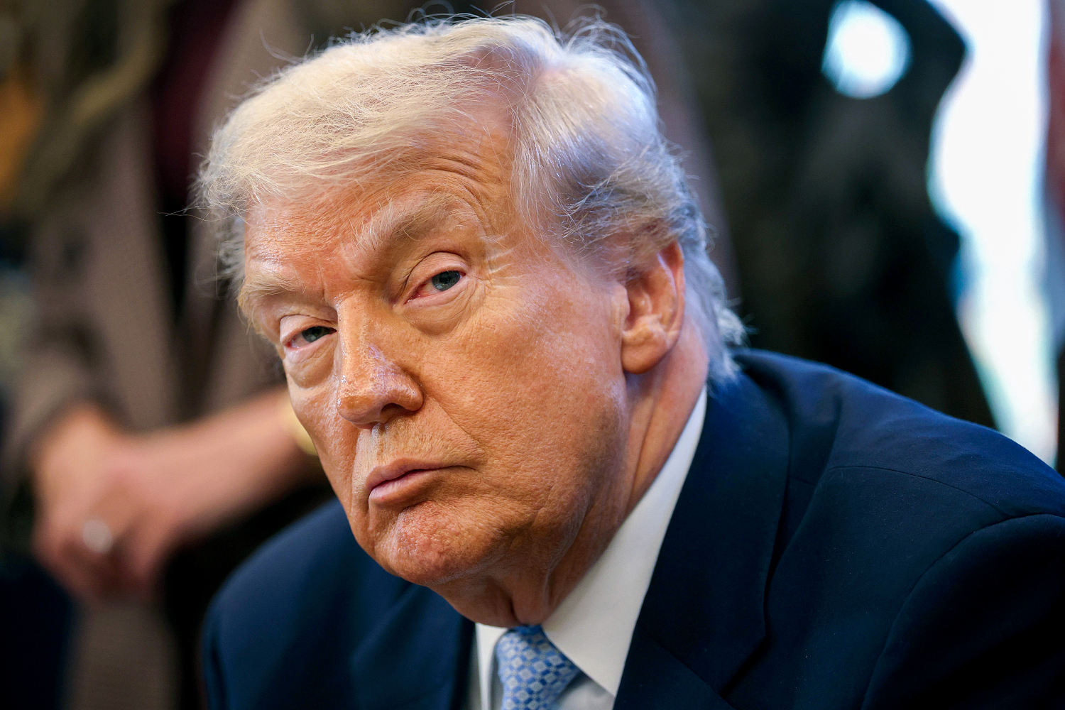 Trump says he wasn’t threatening Democrats he accused of ‘seditious behavior, punishable by death’