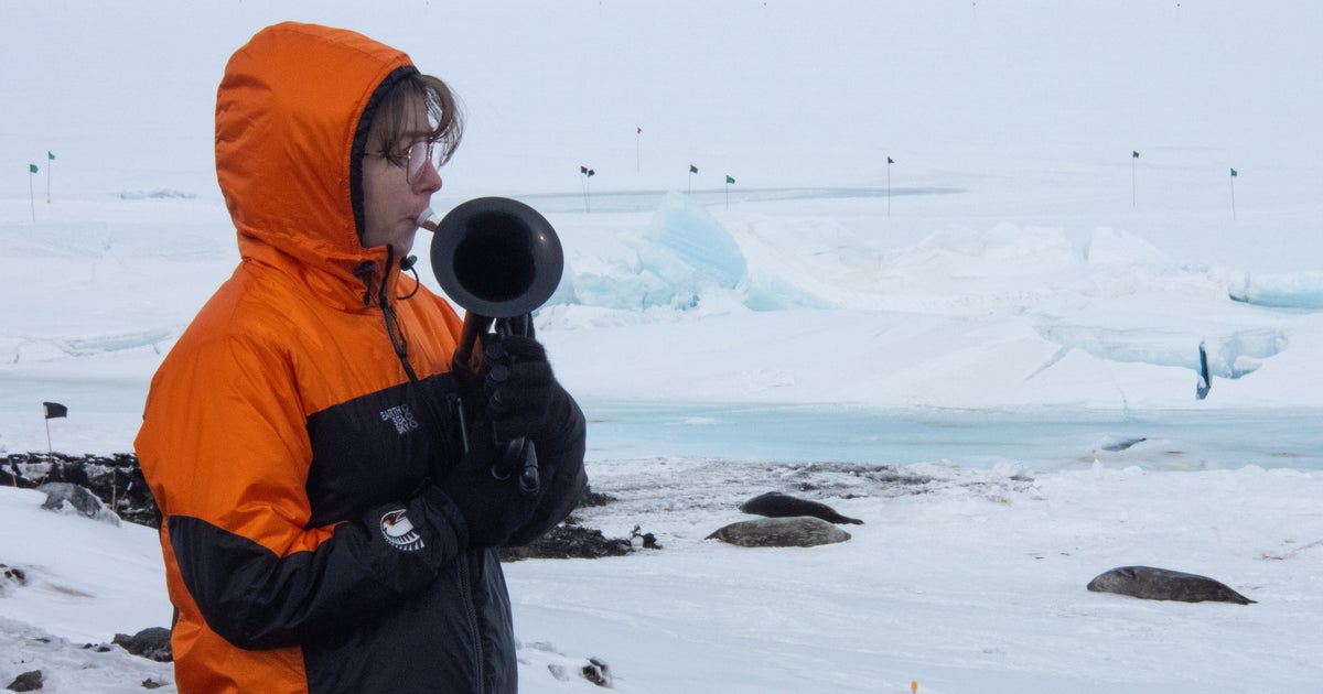 NZ Woman Plays French Horn On World’s Coldest Stage