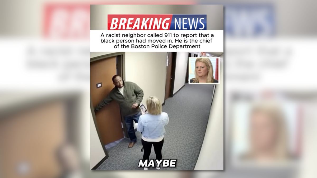 Watch out for video claiming racist woman called cops on Boston police chief
